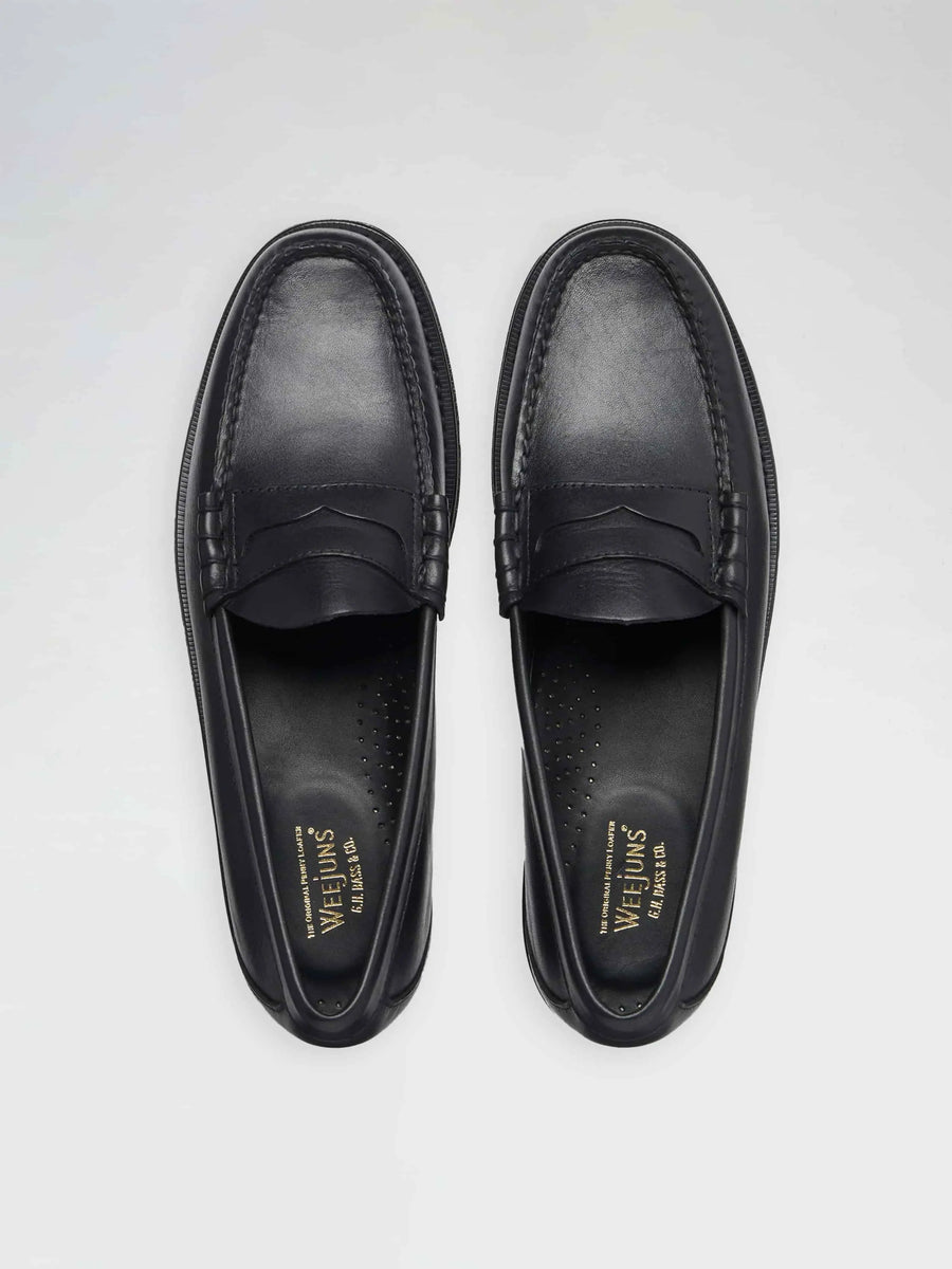 GH Bass | Black Larson Soft Loafer | The Local Merchants