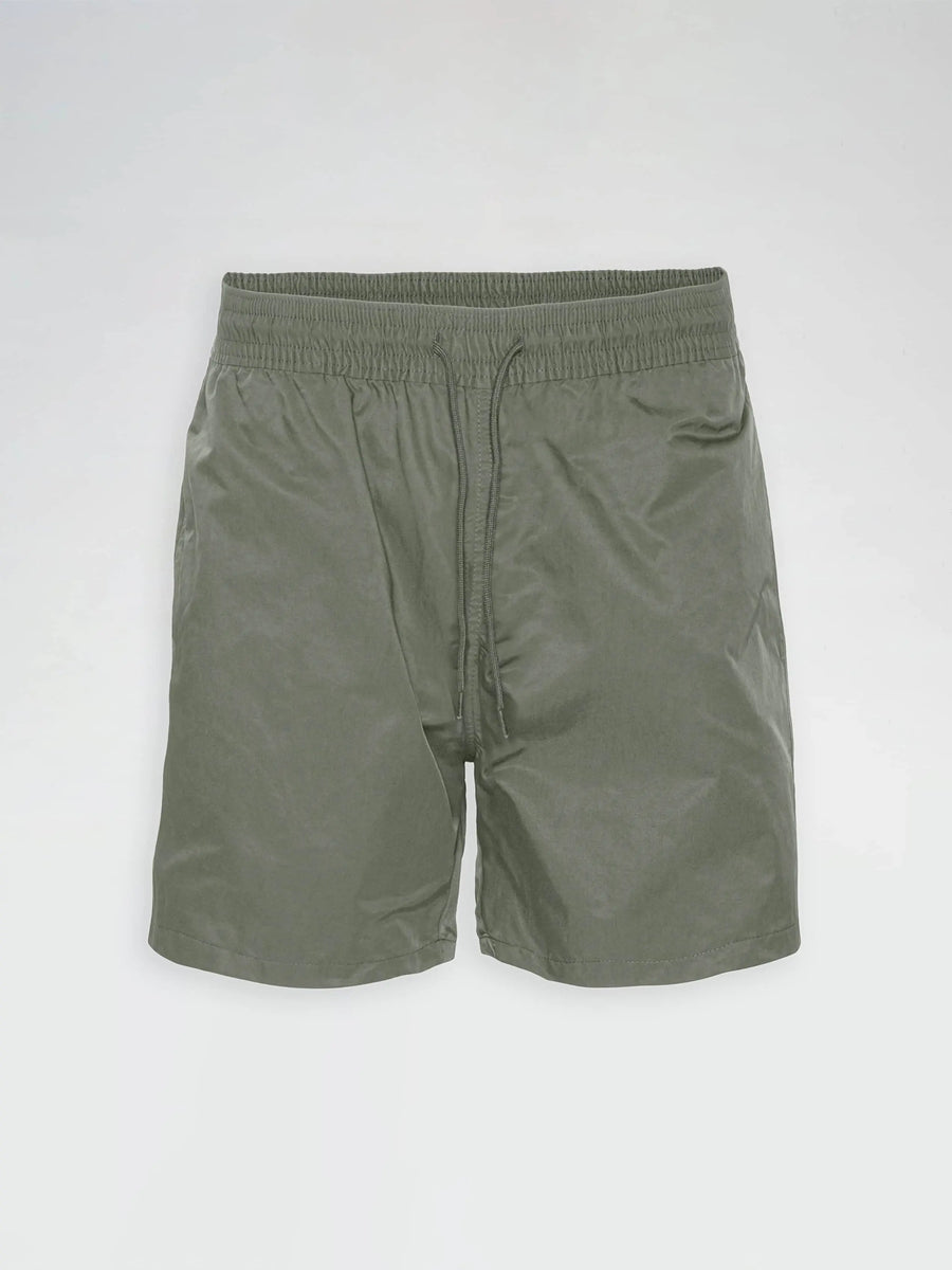 Colorful Standard Dusty Olive Classic Swim Shorts The Local