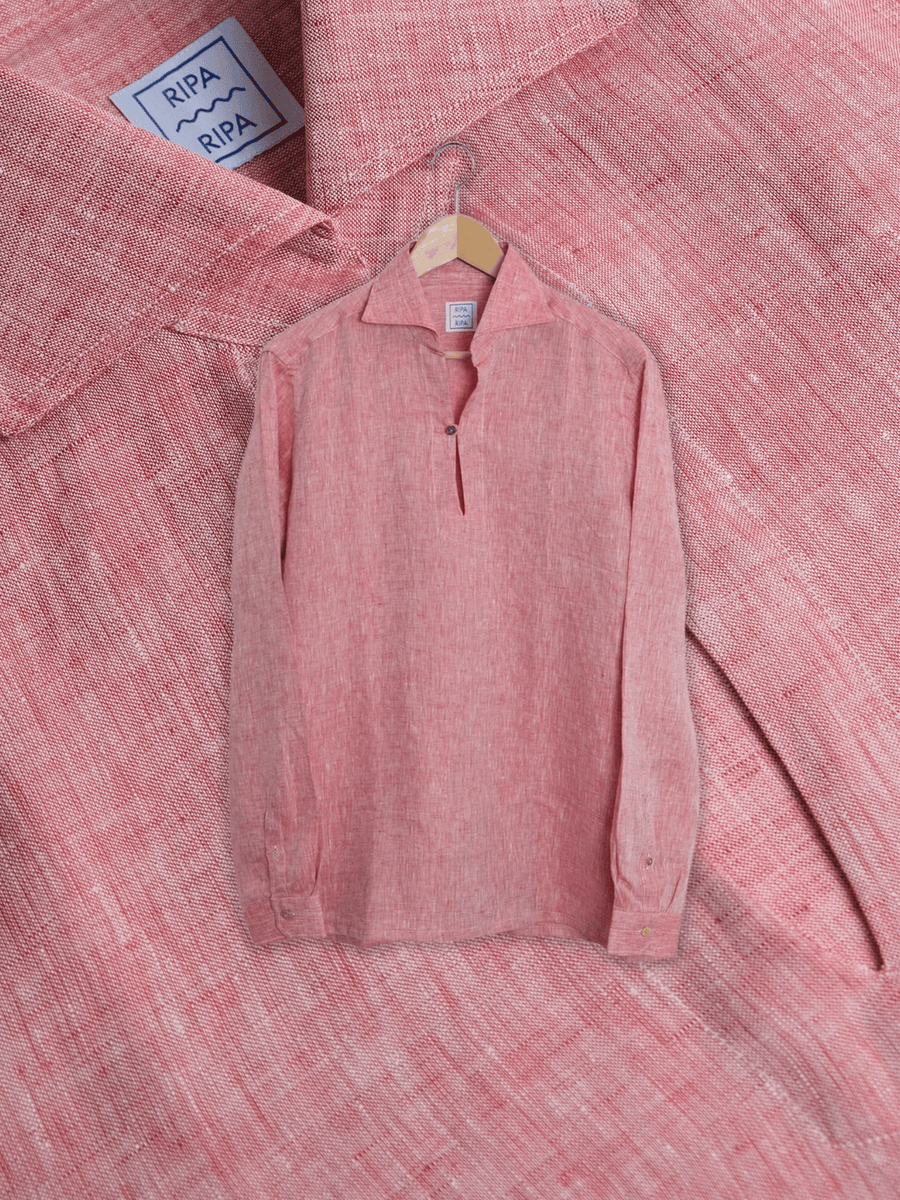 Ripa Ripa | Rossa Camicia Capri Linen Shirt | The Local Merchants