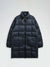 Dark Navy Mountain Packable Down Coat Taion