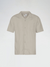 Oyster Grey Linen Cuban Shirt