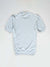 Sky Blue Boucle Knitted T-Shirt Gran Sasso