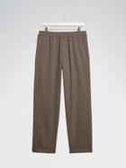 Light Brown Tyne Wool Blend Trousers by Wax London