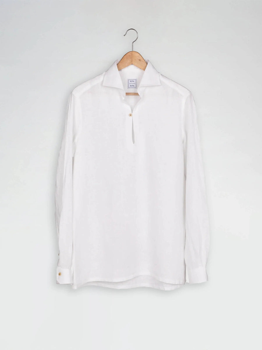 Ripa Ripa | White Capri Linen Shirt | The Local Merchants