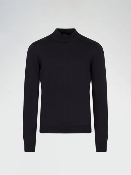 Merino wool mock neck on sale sweater