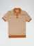 Tobacco Textured Vintage Polo Canali